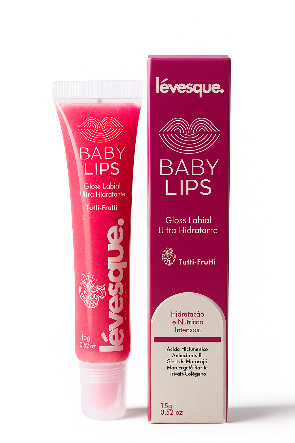 Gloss Labial Baby Lips Tutty Fruti - Volume Lábios Lévesque