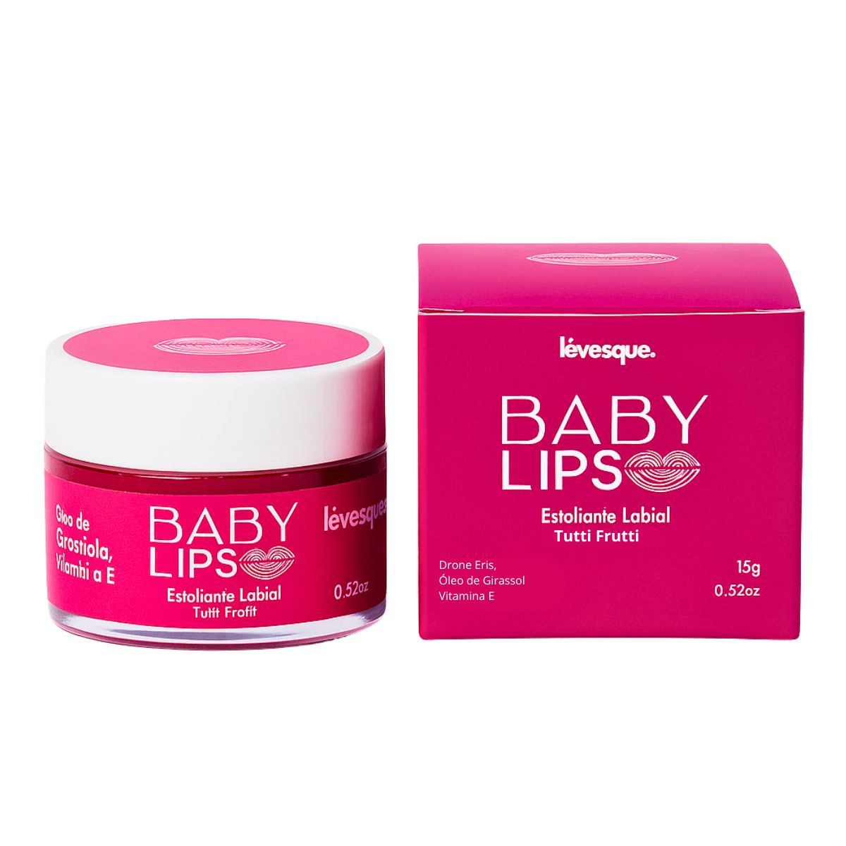 Esfoliante Rejuvenescimento Labial Baby Lips Tuti Fruti LEVESQUE